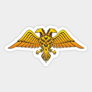 Two Headed Eagle Sticker